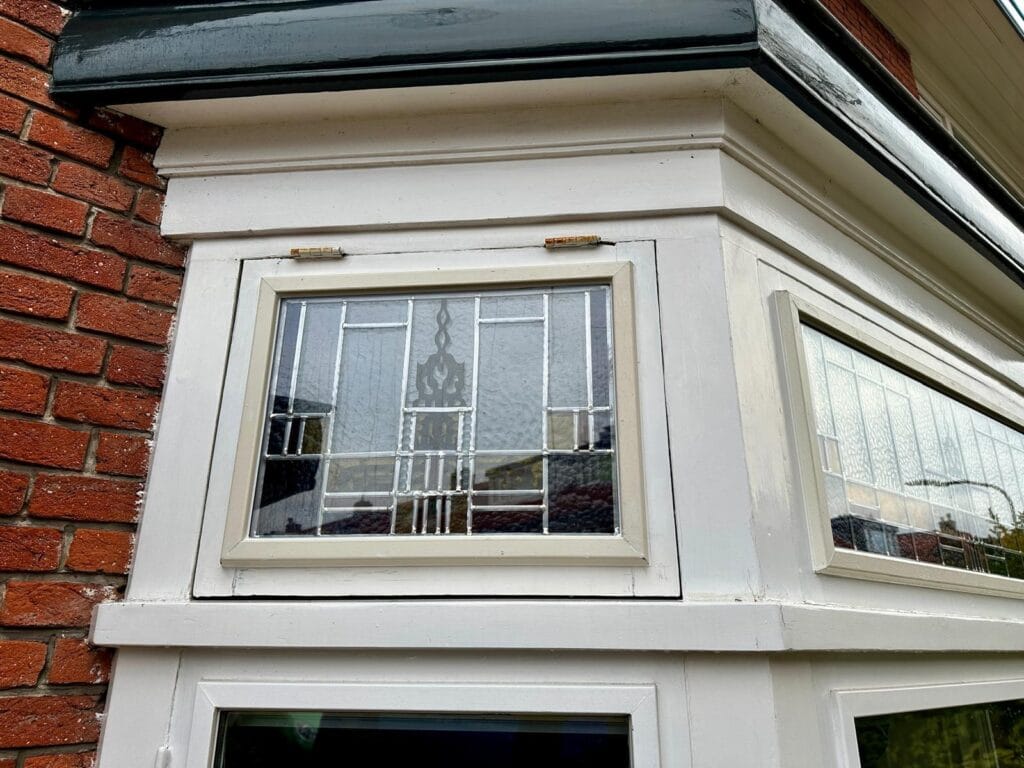 Glas in lood isoleren