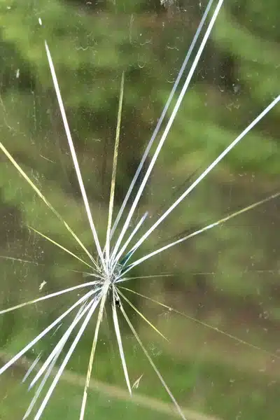 Glaszettersbedrijf Scheuren in glas