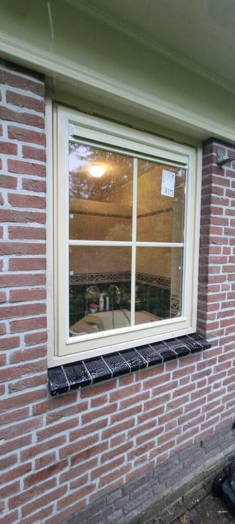 triple glas plaatsen